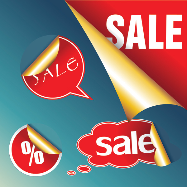 free vector Practical icon vector sales discount